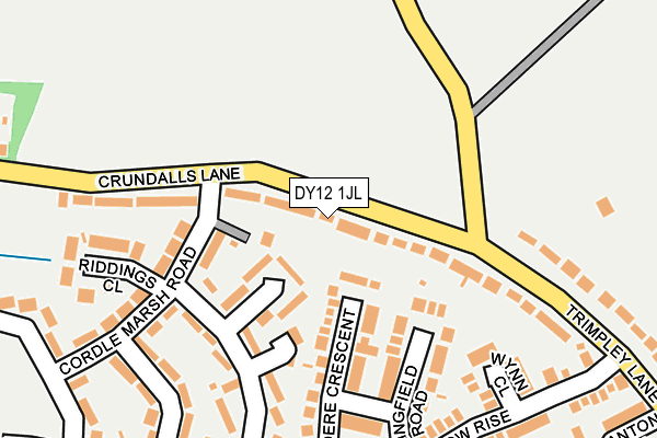 DY12 1JL map - OS OpenMap – Local (Ordnance Survey) DY12 1JL map - OS OpenMap – Local (Ordnance Survey)