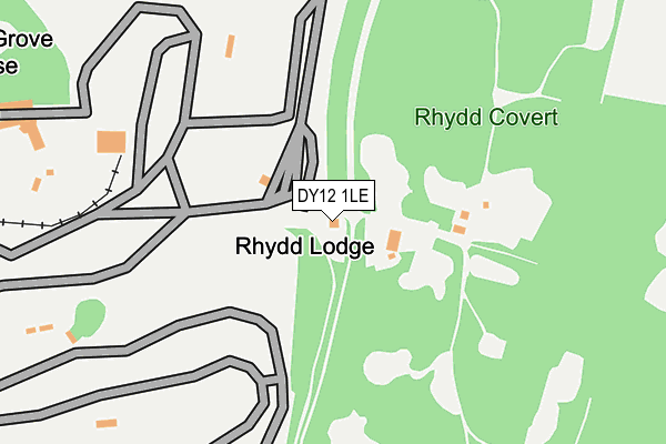 DY12 1LE map - OS OpenMap – Local (Ordnance Survey) DY12 1LE map - OS OpenMap – Local (Ordnance Survey)