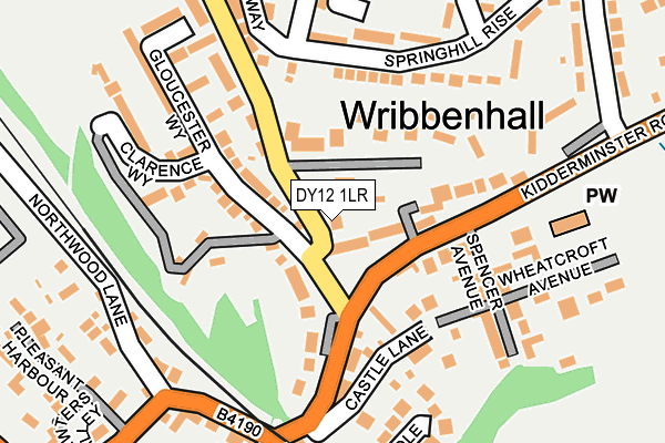 DY12 1LR map - OS OpenMap – Local (Ordnance Survey) DY12 1LR map - OS OpenMap – Local (Ordnance Survey)