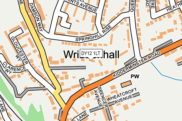 DY12 1LT map - OS OpenMap – Local (Ordnance Survey) DY12 1LT map - OS OpenMap – Local (Ordnance Survey)