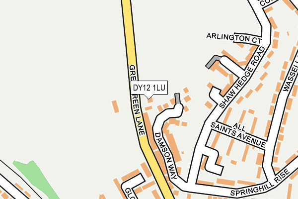 DY12 1LU map - OS OpenMap – Local (Ordnance Survey) DY12 1LU map - OS OpenMap – Local (Ordnance Survey)