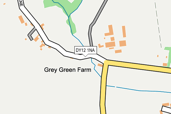 DY12 1NA map - OS OpenMap – Local (Ordnance Survey) DY12 1NA map - OS OpenMap – Local (Ordnance Survey)