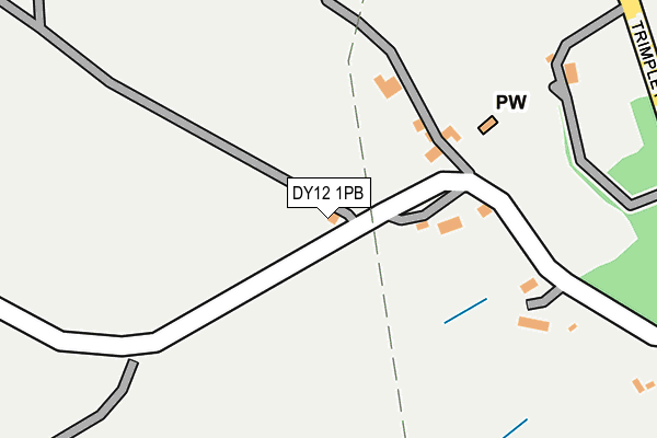 DY12 1PB map - OS OpenMap – Local (Ordnance Survey) DY12 1PB map - OS OpenMap – Local (Ordnance Survey)