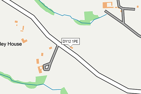 DY12 1PE map - OS OpenMap – Local (Ordnance Survey) DY12 1PE map - OS OpenMap – Local (Ordnance Survey)
