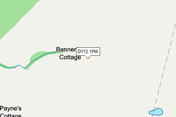 DY12 1PW map - OS OpenMap – Local (Ordnance Survey) DY12 1PW map - OS OpenMap – Local (Ordnance Survey)