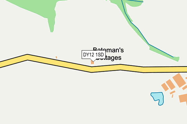 DY12 1SD map - OS OpenMap – Local (Ordnance Survey) DY12 1SD map - OS OpenMap – Local (Ordnance Survey)