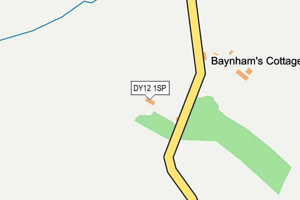 DY12 1SP map - OS OpenMap – Local (Ordnance Survey) DY12 1SP map - OS OpenMap – Local (Ordnance Survey)