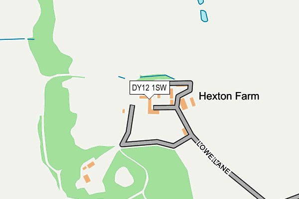 DY12 1SW map - OS OpenMap – Local (Ordnance Survey) DY12 1SW map - OS OpenMap – Local (Ordnance Survey)