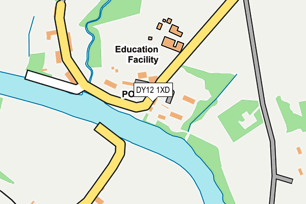 DY12 1XD map - OS OpenMap – Local (Ordnance Survey) DY12 1XD map - OS OpenMap – Local (Ordnance Survey)