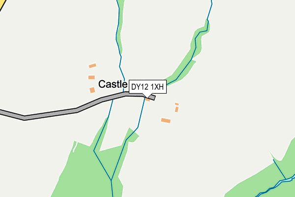 DY12 1XH map - OS OpenMap – Local (Ordnance Survey) DY12 1XH map - OS OpenMap – Local (Ordnance Survey)