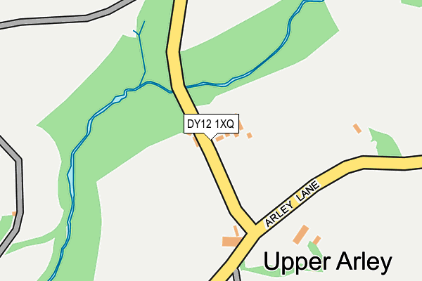DY12 1XQ map - OS OpenMap – Local (Ordnance Survey) DY12 1XQ map - OS OpenMap – Local (Ordnance Survey)