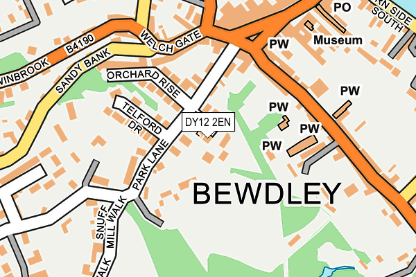 DY12 2EN map - OS OpenMap – Local (Ordnance Survey) DY12 2EN map - OS OpenMap – Local (Ordnance Survey)