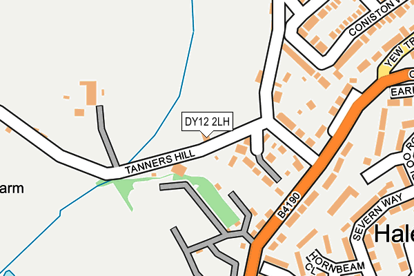 DY12 2LH map - OS OpenMap – Local (Ordnance Survey) DY12 2LH map - OS OpenMap – Local (Ordnance Survey)
