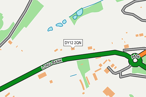 DY12 2QN map - OS OpenMap – Local (Ordnance Survey) DY12 2QN map - OS OpenMap – Local (Ordnance Survey)