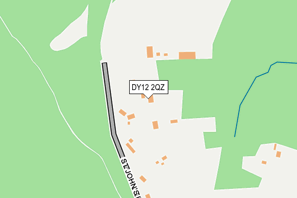 DY12 2QZ map - OS OpenMap – Local (Ordnance Survey)