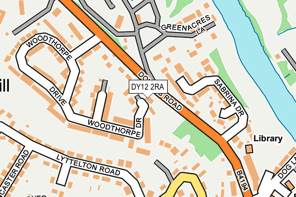 DY12 2RA map - OS OpenMap – Local (Ordnance Survey) DY12 2RA map - OS OpenMap – Local (Ordnance Survey)
