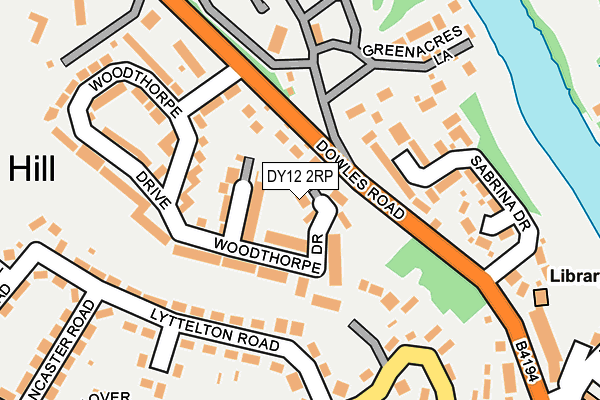 DY12 2RP map - OS OpenMap – Local (Ordnance Survey) DY12 2RP map - OS OpenMap – Local (Ordnance Survey)