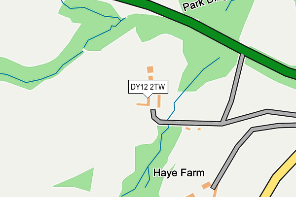 DY12 2TW map - OS OpenMap – Local (Ordnance Survey) DY12 2TW map - OS OpenMap – Local (Ordnance Survey)