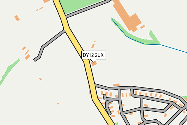 DY12 2UX map - OS OpenMap – Local (Ordnance Survey) DY12 2UX map - OS OpenMap – Local (Ordnance Survey)