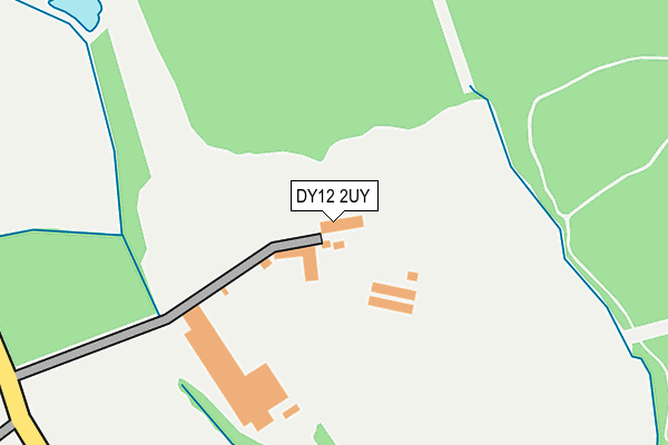 DY12 2UY map - OS OpenMap – Local (Ordnance Survey) DY12 2UY map - OS OpenMap – Local (Ordnance Survey)