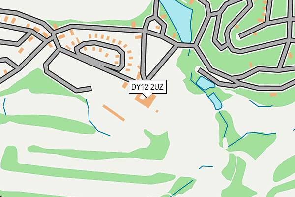 DY12 2UZ map - OS OpenMap – Local (Ordnance Survey) DY12 2UZ map - OS OpenMap – Local (Ordnance Survey)