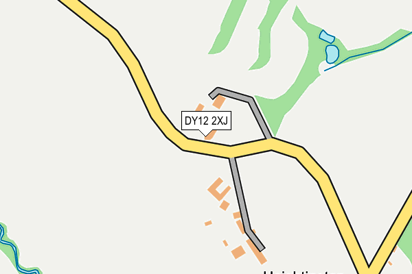 DY12 2XJ map - OS OpenMap – Local (Ordnance Survey) DY12 2XJ map - OS OpenMap – Local (Ordnance Survey)
