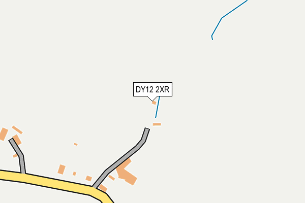 DY12 2XR map - OS OpenMap – Local (Ordnance Survey) DY12 2XR map - OS OpenMap – Local (Ordnance Survey)