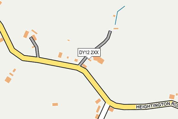 DY12 2XX map - OS OpenMap – Local (Ordnance Survey)