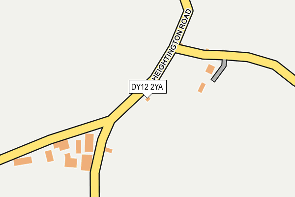 DY12 2YA map - OS OpenMap – Local (Ordnance Survey) DY12 2YA map - OS OpenMap – Local (Ordnance Survey)