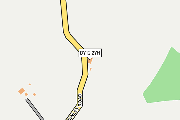 DY12 2YH map - OS OpenMap – Local (Ordnance Survey) DY12 2YH map - OS OpenMap – Local (Ordnance Survey)