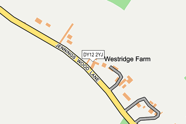 DY12 2YJ map - OS OpenMap – Local (Ordnance Survey) DY12 2YJ map - OS OpenMap – Local (Ordnance Survey)