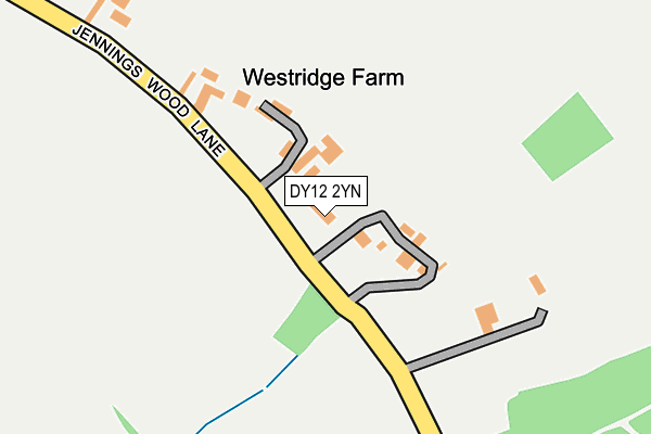 DY12 2YN map - OS OpenMap – Local (Ordnance Survey) DY12 2YN map - OS OpenMap – Local (Ordnance Survey)