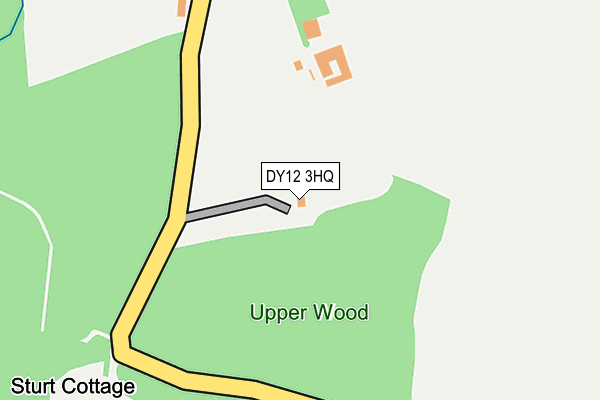 DY12 3HQ map - OS OpenMap – Local (Ordnance Survey)