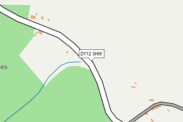 DY12 3HW map - OS OpenMap – Local (Ordnance Survey) DY12 3HW map - OS OpenMap – Local (Ordnance Survey)