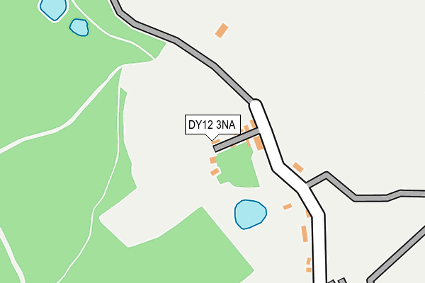 DY12 3NA map - OS OpenMap – Local (Ordnance Survey)