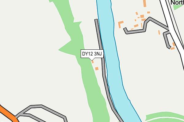 DY12 3NJ map - OS OpenMap – Local (Ordnance Survey) DY12 3NJ map - OS OpenMap – Local (Ordnance Survey)
