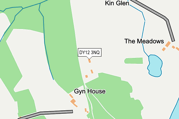 DY12 3NQ map - OS OpenMap – Local (Ordnance Survey)