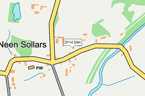 DY14 0AH map - OS OpenMap – Local (Ordnance Survey) DY14 0AH map - OS OpenMap – Local (Ordnance Survey)