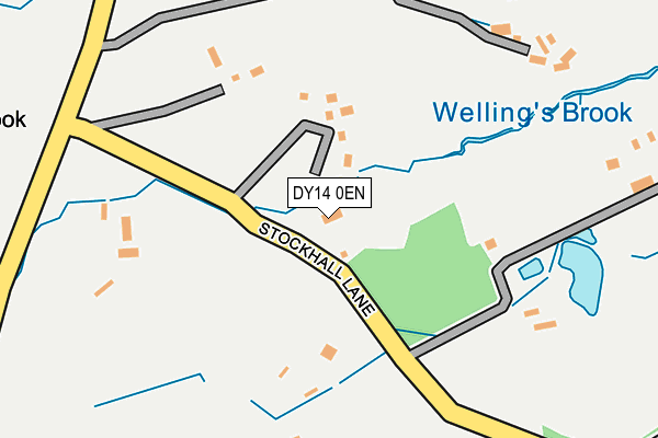 DY14 0EN map - OS OpenMap – Local (Ordnance Survey) DY14 0EN map - OS OpenMap – Local (Ordnance Survey)