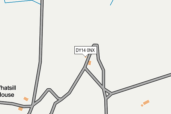 DY14 0NX map - OS OpenMap – Local (Ordnance Survey)