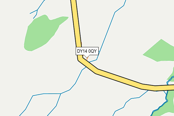 DY14 0QY map - OS OpenMap – Local (Ordnance Survey)