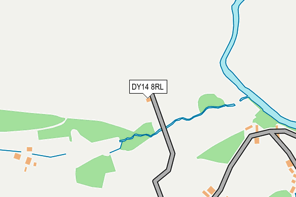 DY14 8RL map - OS OpenMap – Local (Ordnance Survey) DY14 8RL map - OS OpenMap – Local (Ordnance Survey)