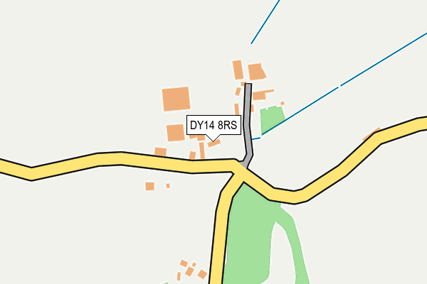 DY14 8RS map - OS OpenMap – Local (Ordnance Survey) DY14 8RS map - OS OpenMap – Local (Ordnance Survey)