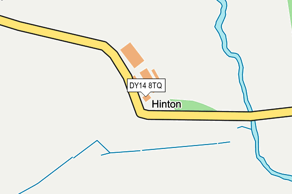 DY14 8TQ map - OS OpenMap – Local (Ordnance Survey)