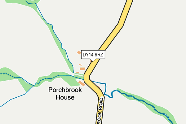 DY14 9RZ map - OS OpenMap – Local (Ordnance Survey) DY14 9RZ map - OS OpenMap – Local (Ordnance Survey)