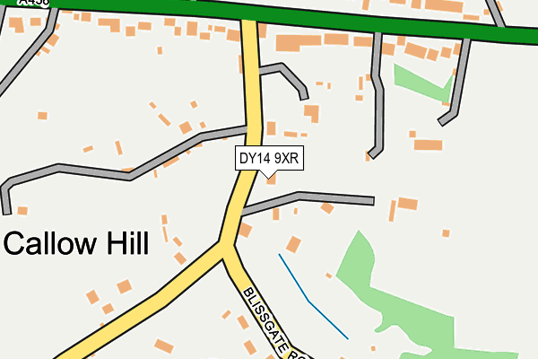 DY14 9XR map - OS OpenMap – Local (Ordnance Survey) DY14 9XR map - OS OpenMap – Local (Ordnance Survey)