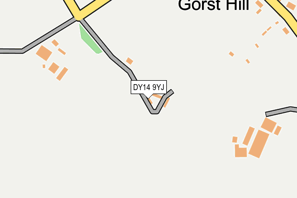 DY14 9YJ map - OS OpenMap – Local (Ordnance Survey) DY14 9YJ map - OS OpenMap – Local (Ordnance Survey)