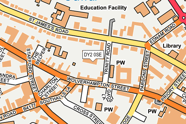 DY2 0SE map - OS OpenMap – Local (Ordnance Survey) DY2 0SE map - OS OpenMap – Local (Ordnance Survey)