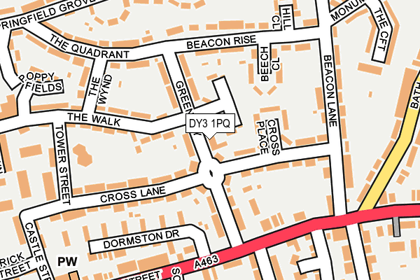 DY3 1PQ map - OS OpenMap – Local (Ordnance Survey) DY3 1PQ map - OS OpenMap – Local (Ordnance Survey)