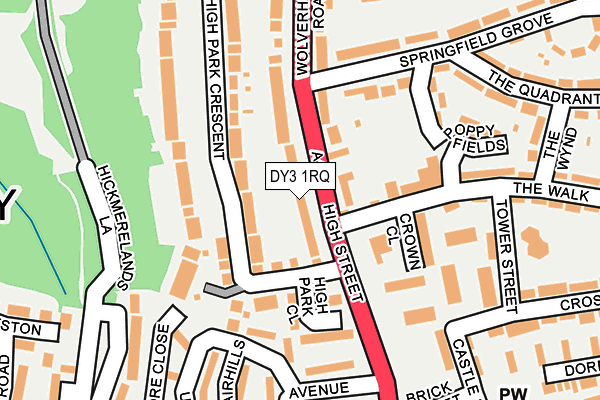 DY3 1RQ map - OS OpenMap – Local (Ordnance Survey) DY3 1RQ map - OS OpenMap – Local (Ordnance Survey)